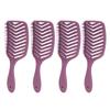 4 Pcs Massage Hair Brush Detangling Vent Detangler Brush Curved Wet Hair Brush for Salon Daily Use