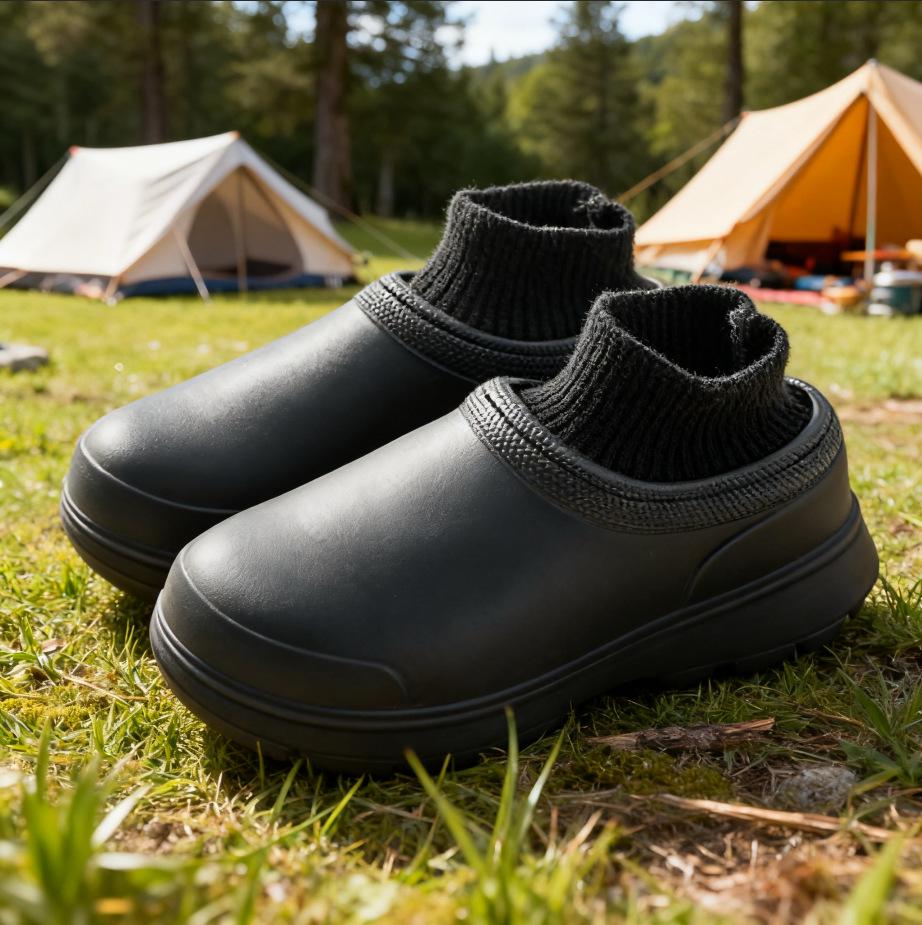 Pantoufles d'automne/hiver antidérapantes à semelles épaisses: Design Confortable à Talon Enveloppant pour Porter à l'Intérieur/Extérieur, Homme et Femme