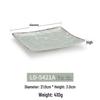 Melamine Imitation Porcelain Square Plate for Cold Dishes, Stir-fry, or Rice - Ideal for Hotels and Restaurants.