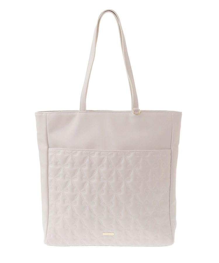 Maison de Fleur Ribbon Quilted Light Size 08000792600 Carry-On Tote, Pink, F,