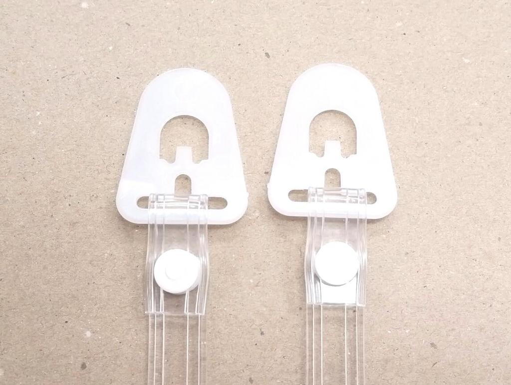 Strap Tanizawa Helmet Clear Chin Strap and Ear Strap Set Replacement 2 Set (Ear Hook/Hole Type) No. VPU-T16U (P12T16E)