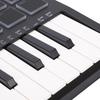 TOPINCN MIDI Keyboard Bluetooth 8 RGB Music Beginner to Black 25-Key Controller, Enabled, Wireless, Pads, Multi-DAW Compatible, Production,