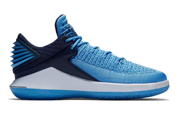 Jordan Air Jordan 32 Low top Children's Basketball Shoes Carolina Blue Teenagers AA1257-401