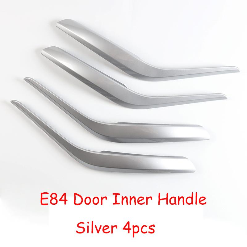 ujhzt6 X1 E84 Car Interior Left Right Door Handle Inner Door Handle Armrest Outer Cover Panel Trim Replacement For BMW 2010-2016