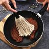 ZISIZ Large BBQ Basting Mop Brush Set with Rubberwood Handle