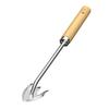 Gardening 3-Teeth Weeder Puller Long Handle Heavy Duty Outdoor Garden Lawn Farm Backyard Weed Remover Manual Weeding Uprooting Pulling Tools