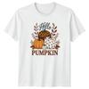 T-shirt Hello Pumpkin Unisex Autunno Regalo Per Lei