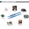 Precisie Titaniumlegering Pincet Professionele Reparatie Vingerafdruk Vliegdraad Telefoon Moederbord Antimagnetisch Elektronica Pincet