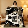 Novel T-The C-Cruel P-Prince Throw High-Density Short Plush Blanket Soft Skin-Friendly for Sofa Nap Air-Conditioned Room