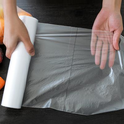Food Preservation Bag Small Refrigerator with Roll Bag Household Large Food Bag One-time Thickened Hand Tear Bag