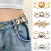 Jeans Waist Buckle Waist Closing Artifact Invisible Snap Button Removable Tightening Waistband Button Clothing Pant Adjust Tool