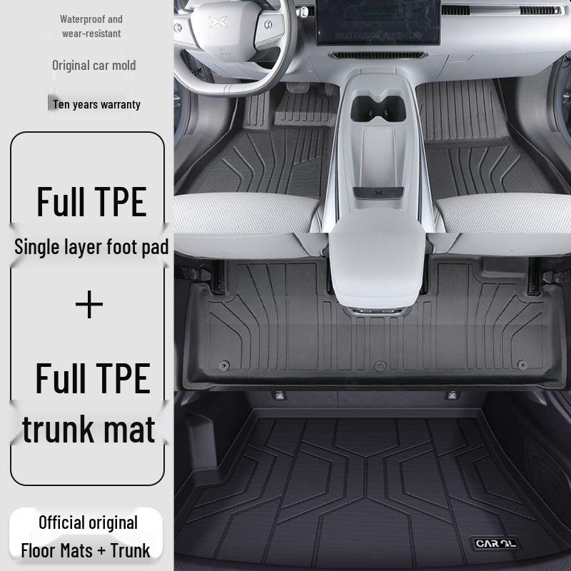 Xiaopeng M03 TPE Car Floor Mats - 2024 Driver's Seat Surround Carpet Style