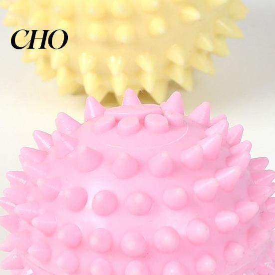 Soft Rubber Dog Toy Spike Ball Flexible TPR Cleans Teeth Massages Gums Reduces Pet Bad Breath Durable Interactive Chew for Dogs And Cats