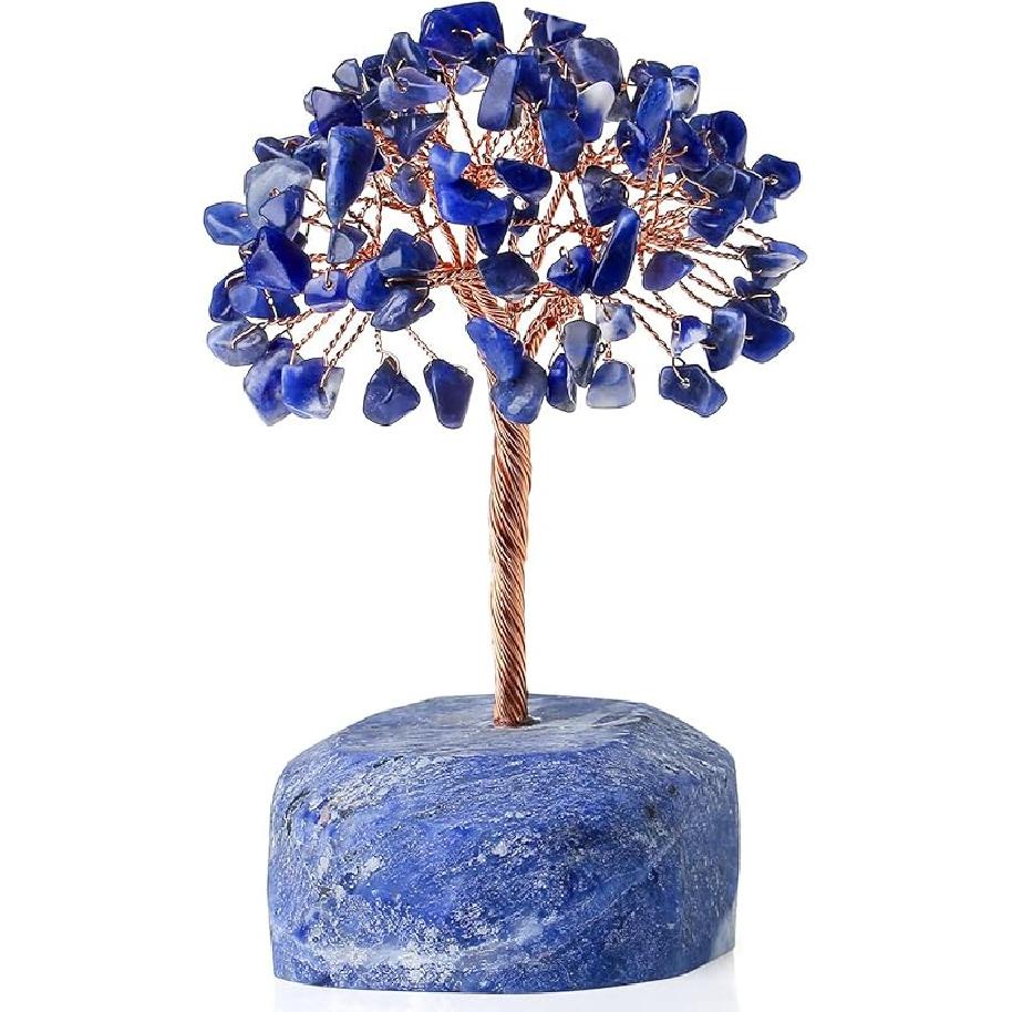 DUQGUHO Crystal Tree Amethyst Crystal with Natural Quartz Amethyst Stone Base Crystal Tree for Decor Reiki Luck Crystal Spiritual Gifts