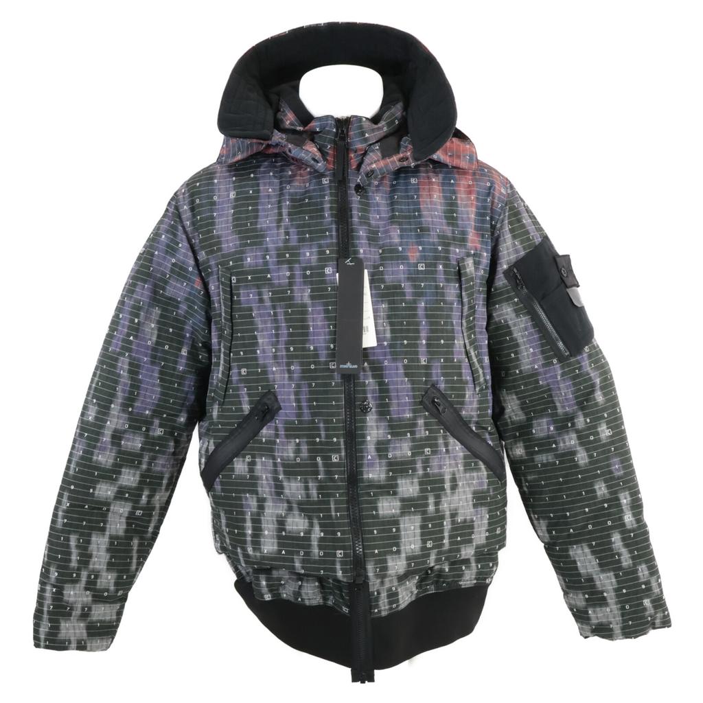 STONE ISLAND FW19 SHADOW PROJECT THERMOGRAPHY DOWN JACKET Jacket L Black multicolorUsed