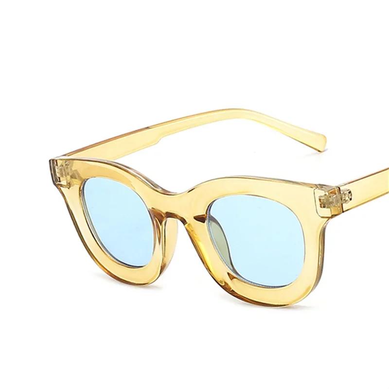 Vintage Round Sunglasses for Women Fashion Small Sun Glasses Men Vintage Hip Hop Yellow Blue Eyewear UV400