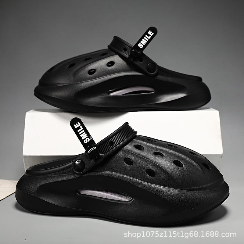 Summer New Couple Hole Shoes Casual Versatile Non-slip Heightening Wear-resistant Sports Wear Can Be Distributed