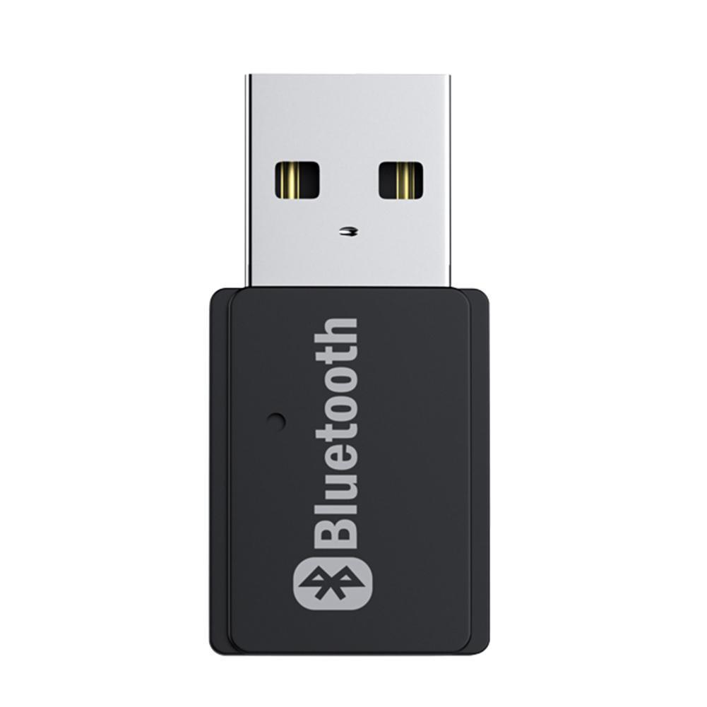 

(СУ)USB-адаптер Bluetooth 5.0, аудіопередавач, Bluetooth-приймач, міні-USB 2 в 1 One size чорний