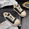 Thick-soled Big-headed Shoes Women's New Winter Sports Shoes Fashionable Warm and Heightening Casual Board Shoes