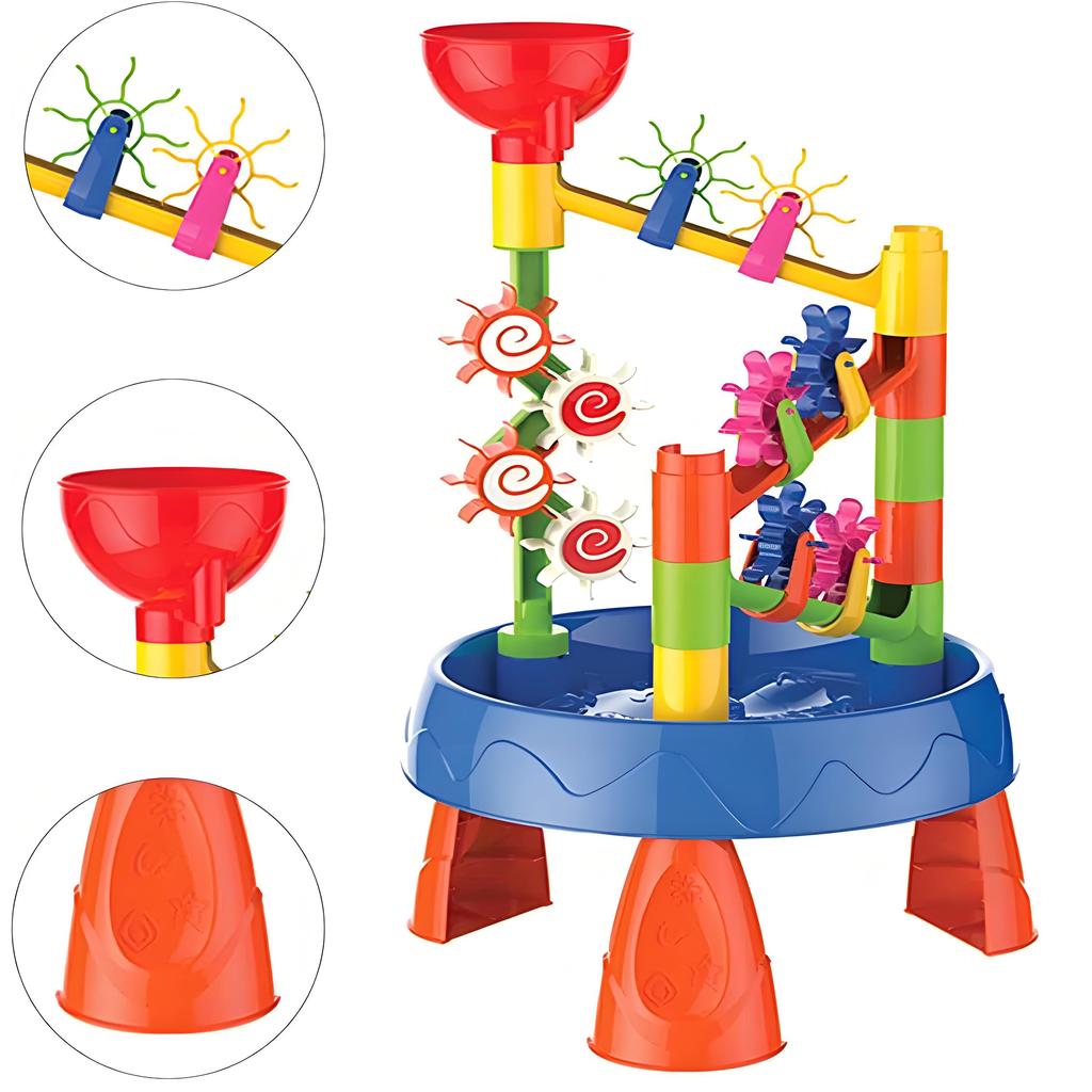 Multi-function Water Sand Table, Kids Water Play Set, Beach Cart Accessories, Outdoor Entertainment