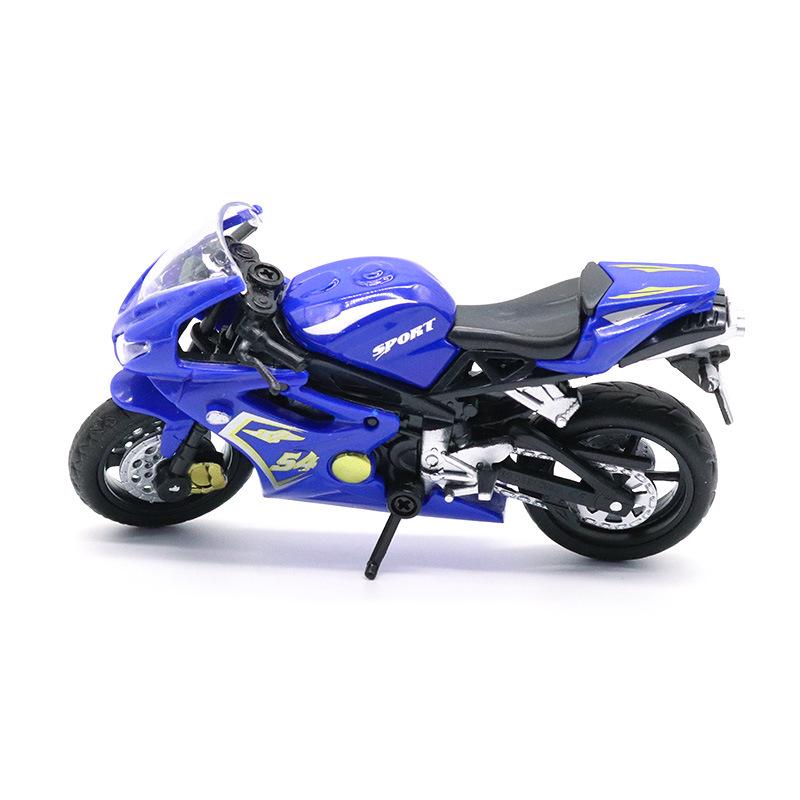 Cross 1:18 Alloy Pull-back Motorcycle Model Toy for Kids - Educational Ornament