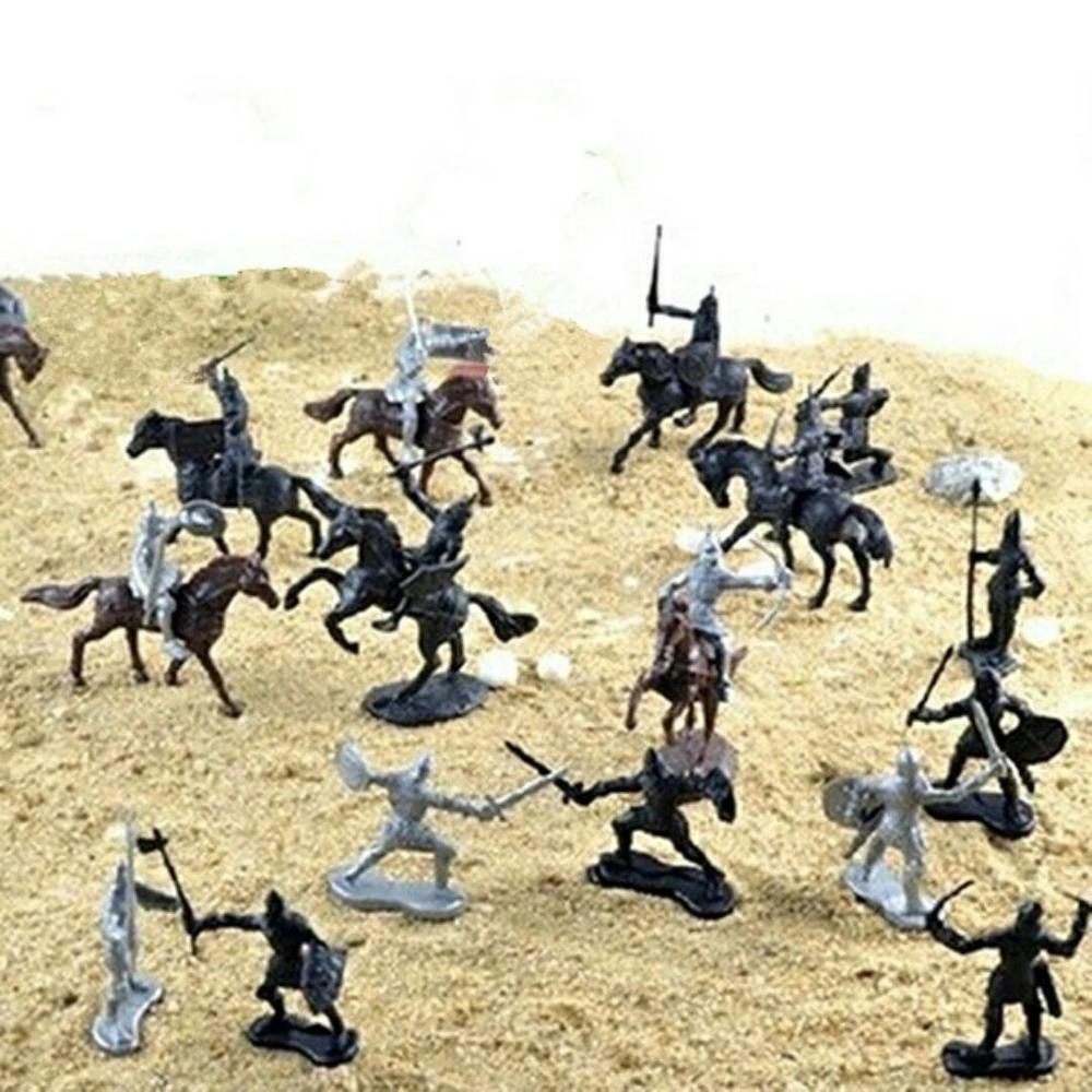 Army Men Military Playset Soldier Model Toy Medieval Knights Soldier Toy Knights Figure Models