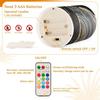 Flameless Candles Battery Operated Black Gold Marble Flickering LED Pillar Candles with Remote Control Colour Changing Warm Light Candles for Wedding