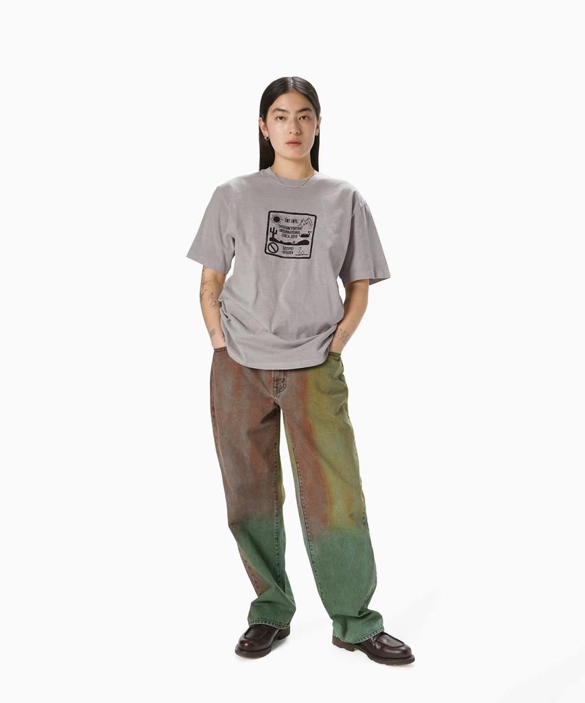 THISISNEVERTHAT Caution Sign Tee Gray