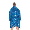 Keanu Mens Game Over Game Controller Fleece Oversized Blanket Hoodie