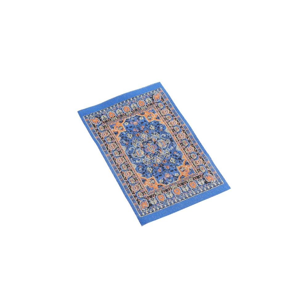 Accessories 1:12 Dollhouse Miniature Simulation Weaving Rugs Dollhouse Carpet Dollhouse Furniture