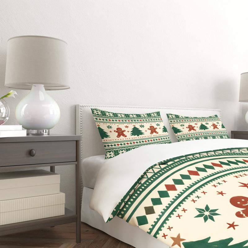 Christmas Xmas Knit Print Duvet Cover Set Comforter Cover Bedding Set No Filler Holiday Adult Bedroom Decor
