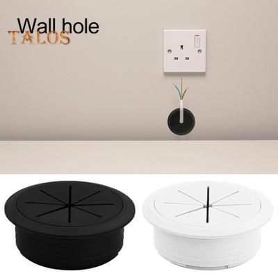 Desk Wire Cord Cable Grommets Hole Cover Plastic Cable Cord Organizer Line Outlet Port Threading Box Cover for Office PC Desk