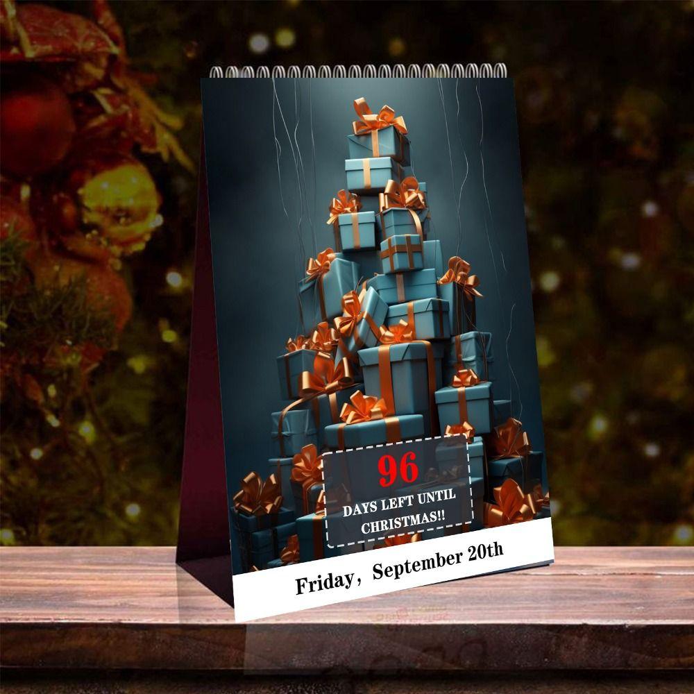 100 Day Tear Off Countdown Calendar Creative Christmas Countdown Calendar  Home Decor