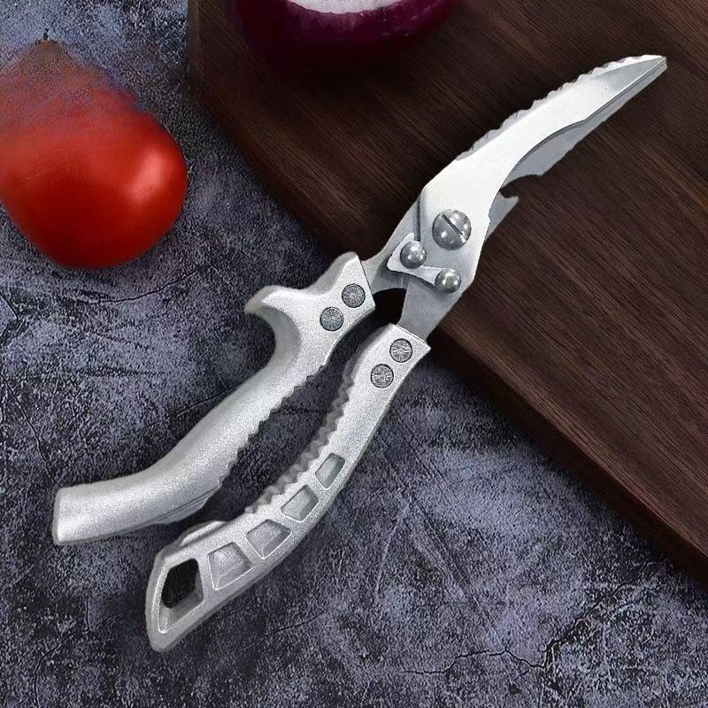 

Stainless Steel Strong Chicken Bone Cutter - Sharp for Use in The Home. Food Cutter for Cutting Chicken Bones and Fish Bones. Kitchen Scissors. Bagged
