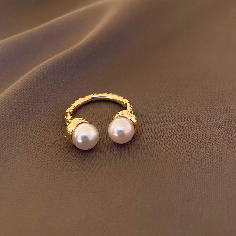 Inel rotund retro turcoaz deschis - Modă high-end în stil curte pentru degetul arătător