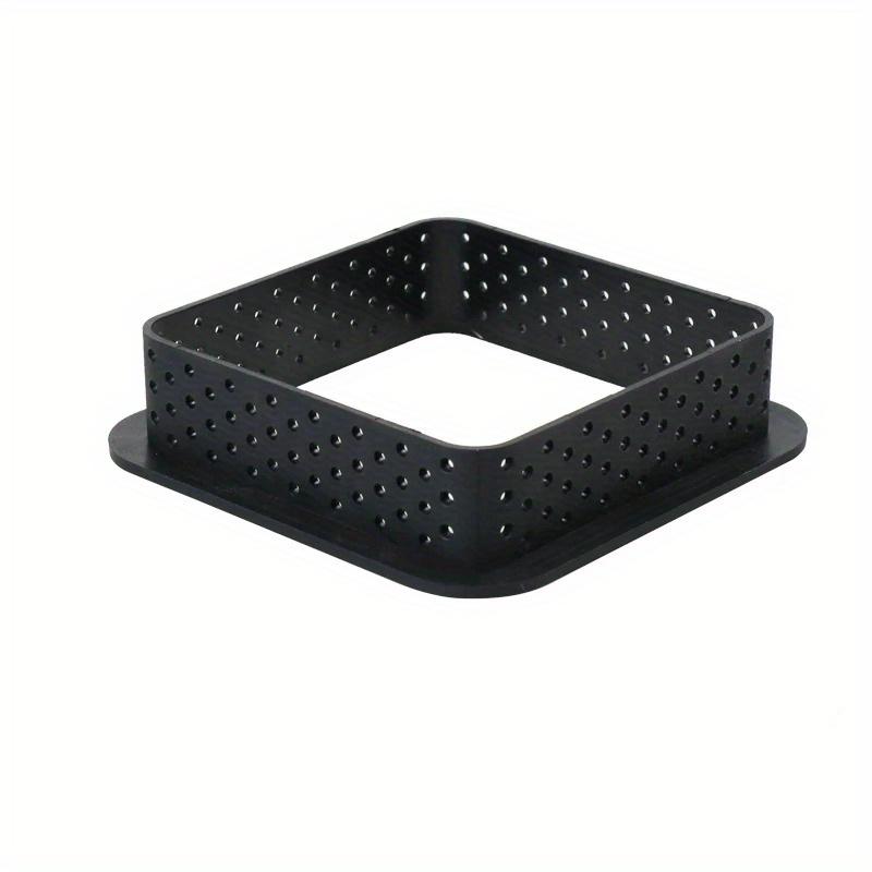 10Pcs DIY Tart Ring Perforated Cake Mold Round Mousse Circle Ring French Dessert Bakeware Cutter Pastry Decorating Tools