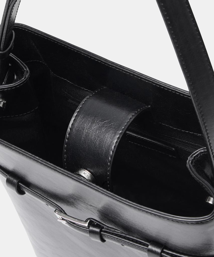 Musinsa Standard Woman Belted Bucket Bag [Black]