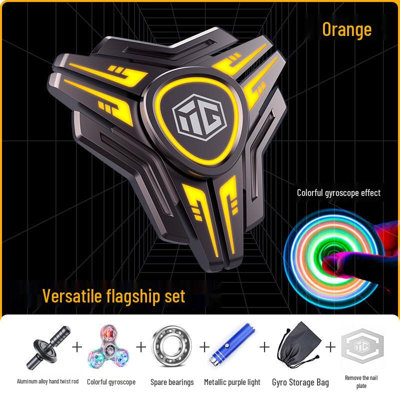 Yijue Leuchtendes Nachtlicht Spinner Spielzeug - Dekompressionsklinge für Kinder