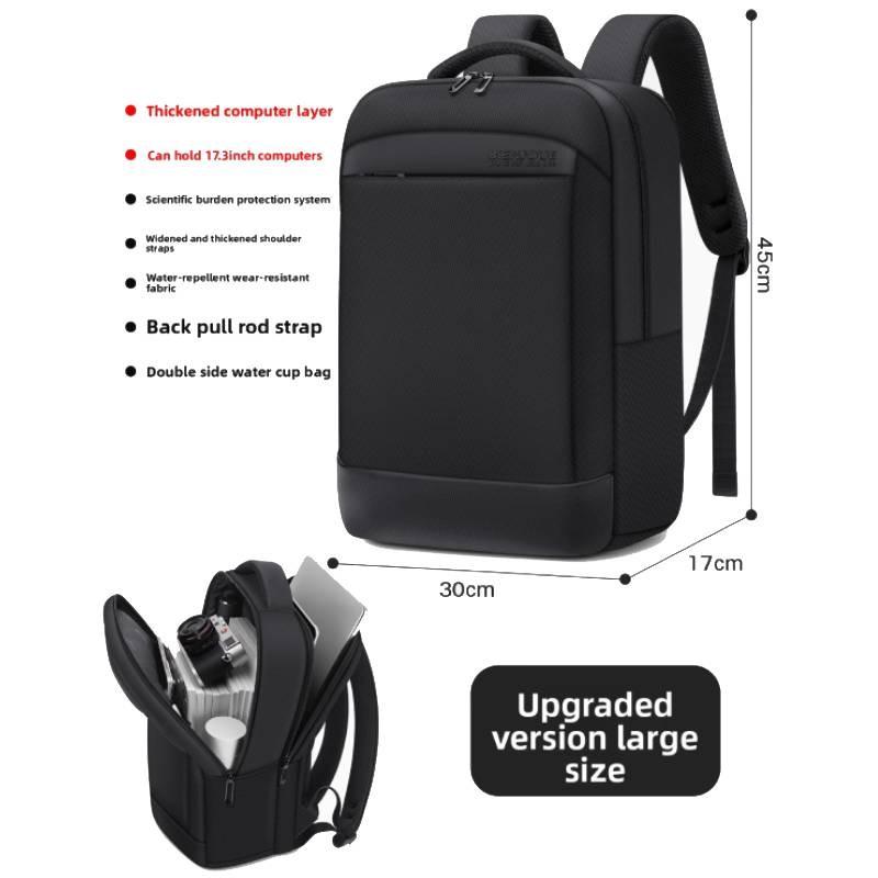 Oxford Cloth Business Laptop Backpack With Waterproof Design For Professionals And Travel