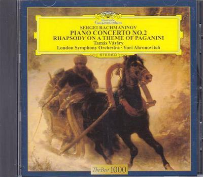 CD SERGEI VASILYEVICH RACHMANINOFF TA  Piano Concerto No.2  Rhapsody On A UCCG5058 Deutsche Grammo 2006 Japan ObiClassical Used