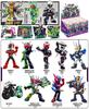 Blokees Kamen Rider Anime Figure Masked Rider Assembled Toys Saber GEATS Hopper Kuuga Action Figure Assembled Toys