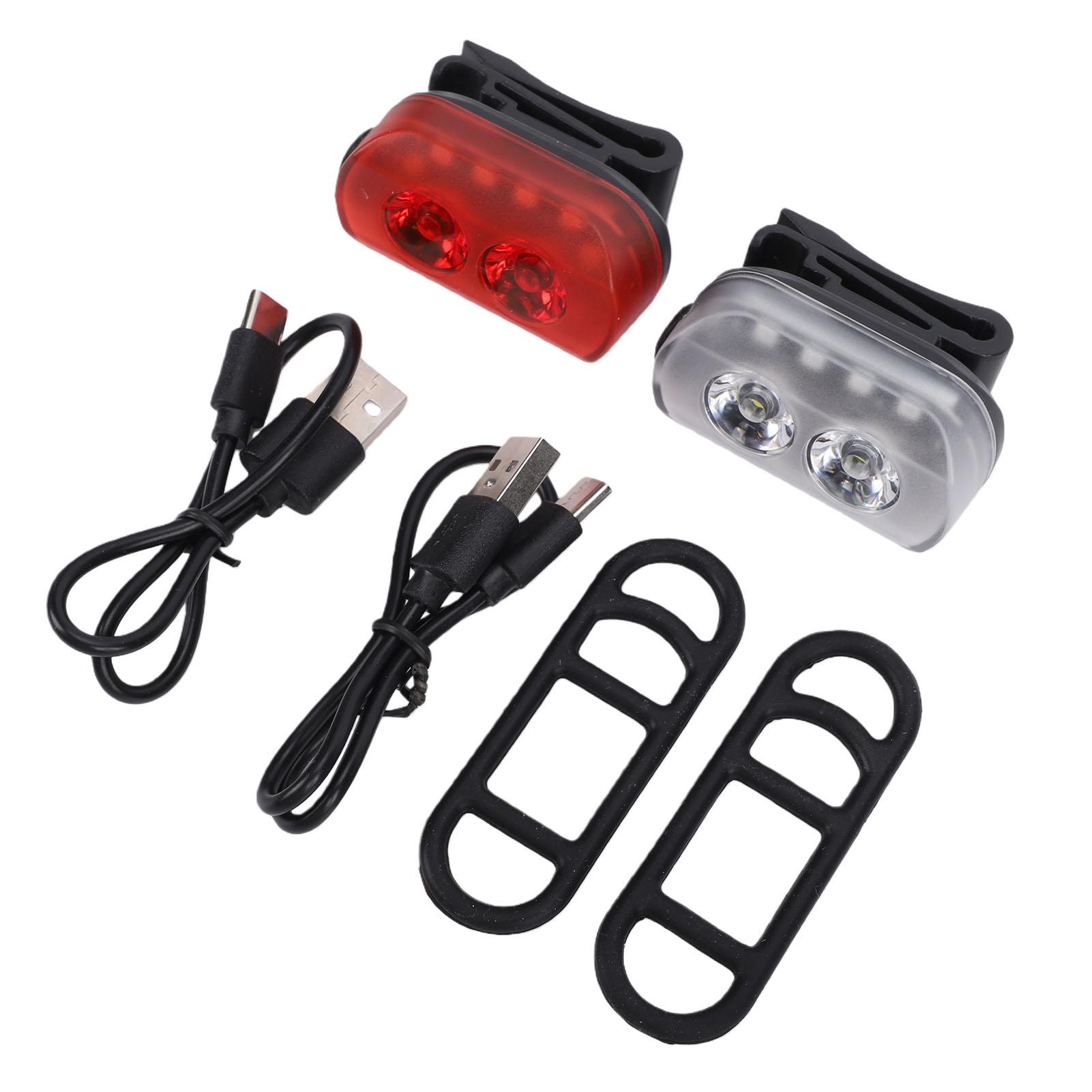 Велосипедный фонарь Магнитный Перезаряжаемый Велосипедный Передний Задний Фонарь Комплект Водонепроницаемый Безопасность Велосипедный Передний Задний Фонарь для Дороги