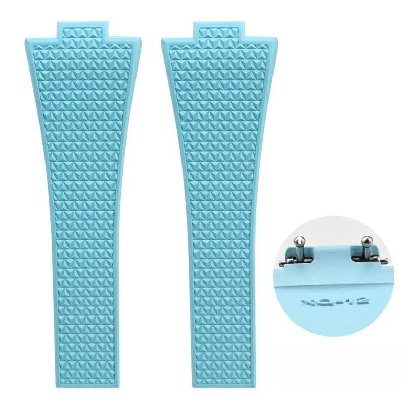 Schnellwechsel-Uhrenarmband für Tissot PRX Serie 11mm 12mm T137.407/T137.410 Super Player Fluorkautschuk FKM Uhrenarmband Armband