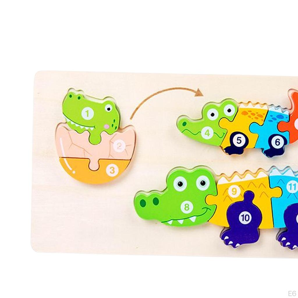 Tierlebenszyklus Puzzle Motorik Puzzlebrett Kreativität Vorstellungskraft für Kleinkind Vorschule