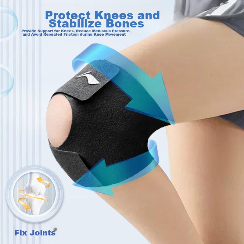 Li-Ning Knee Pads for Sports Running, Men And Women, Meniscus Protection, Patellar Strap for Basketball, Soccer, Badminton, Hiking Knee Guards