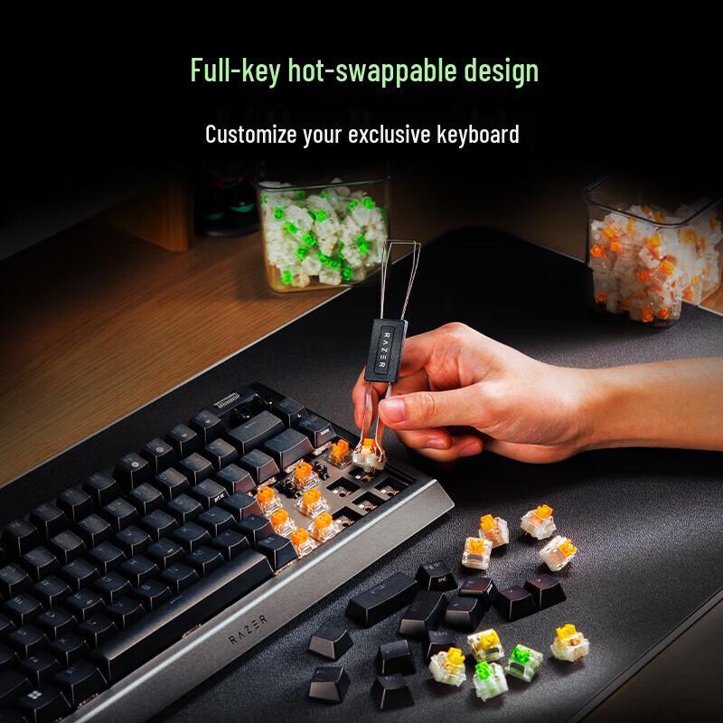 Razer BlackWidow V4 75% Hot-Swappable Mechanical Gaming Keyboard