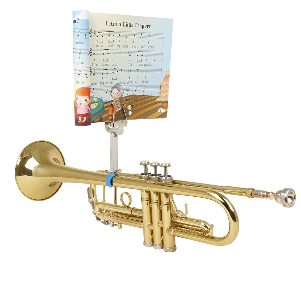IRIN Hudební stojánek na saxofon Pochodový stojánek na noty Lyra Klip Přenosný kovový stojan Pro altový/tenorový saxofon Trubku Klarinet Lesní roh