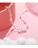 S925 Silver Double-Layer Star Frosted Bead Bracelet for Women - Simple Jewelry Gift for Christmas or Valentine's Day