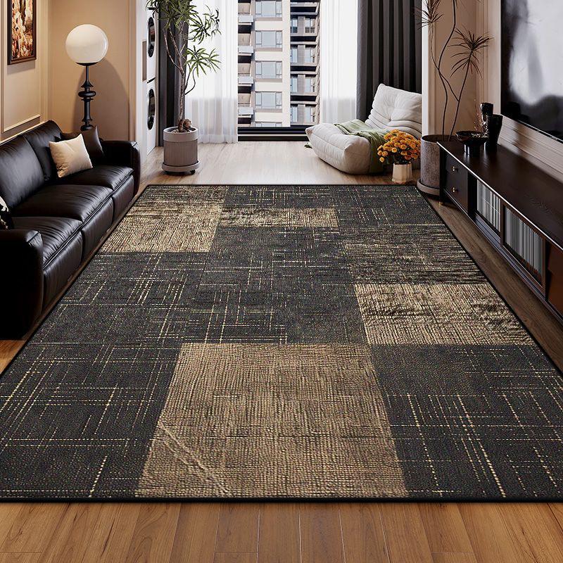 Leicht zu reinigender Retro-Teppich Wohnzimmerdekoration Lounge Garderobe Rutschfeste Bodenmatte Zuhause Schlafzimmer Eingangstürmatten Sofabereich Teppich