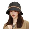 Casual Versatile Corduroy Fisherman Hat Retro Thermal Basin Hat Big Head Circumference Showing Small Face